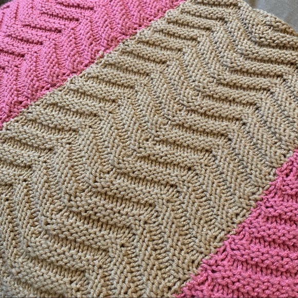 Crocheted Afghan Throw Blanket - Picture 8 of 8